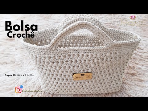 Bolsa de Crochê Passo a passo!