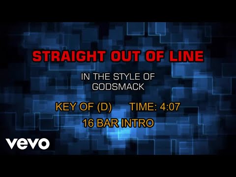 Godsmack – Straight Out Of Line (Karaoke)