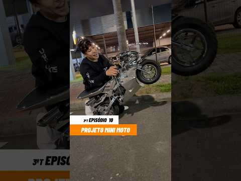 1ª Mini moto cromada do Brasil 🇧🇷 #minimoto #moto #motorizada