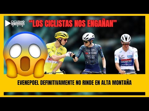 Los ciclistas NOS ENGAÑAN... Evenepoel NO RINDE