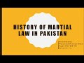 Martial Law in Pakistan History