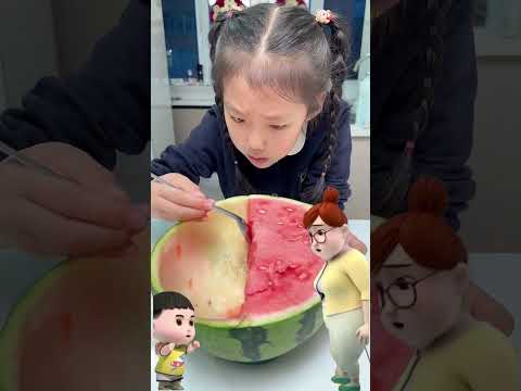 Bố dặn phẩn bố 1 nửa dưa hấu thi sẽ làm sao #KênhHoạtHìnhVuiNhộn #HoạtHình #VideoHoạtHìnhVui #Shorts