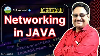 Java L20 - Networking in Java | Introduction to Sockets, ServerSocket & Client Communication