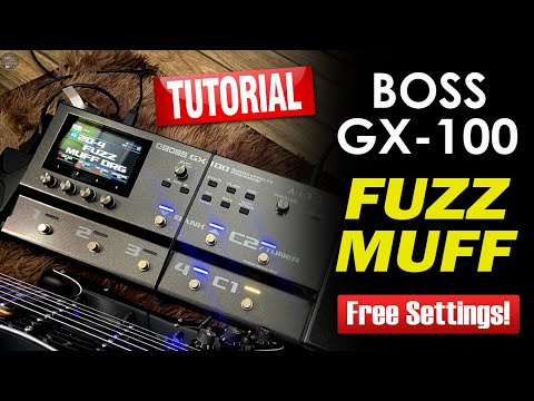 BOSS GX-100 FUZZ MUFF Lead Guitar Tone: Gilmour-Inspired | TUTORIAL