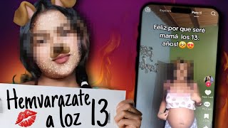 La TIKTOKER de "13" que INCITA el EMBARAZO ADOLECENTE