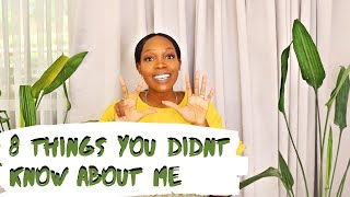 Channel Intro/ 8 Things to know about me