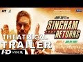 Singham Returns  Theatrical Trailer  Ajay Devgn & Kareena Kapoor