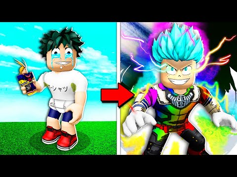 Upgrading NOOB DEKU to GOD DEKU! (Roblox)