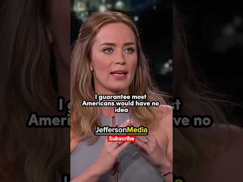 Emily Blunt’s wild citizenship test 😂😂