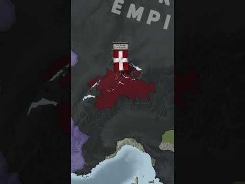 How was Switzerland Formed? #map #historicalmaps #switzerland