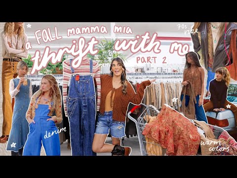 a *FALL* MAMMA MIA inspired THRIFT WITH ME 🍂 *the PART 2 you've been waiting for!*