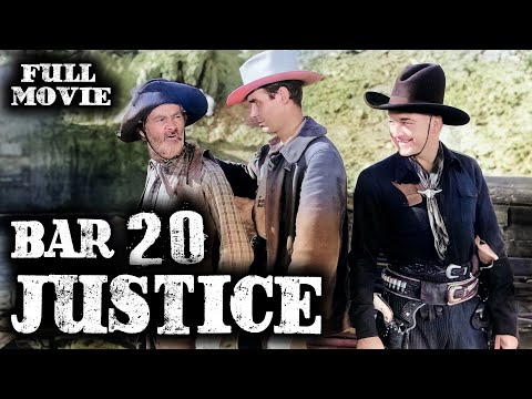 BAR 20 JUSTICE | William Boyd | Full Western Movie | English | Wild West | Free Movie