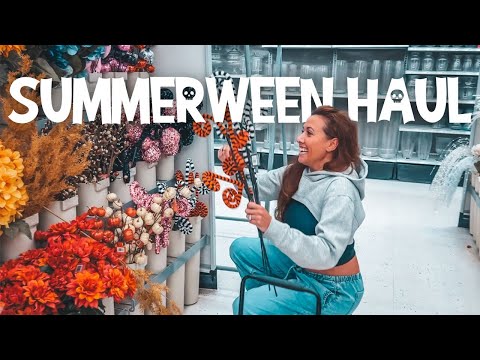 Summerween Shopping Haul 👻🍉 Cozy Day doing Spooky DIYs & Crafts
