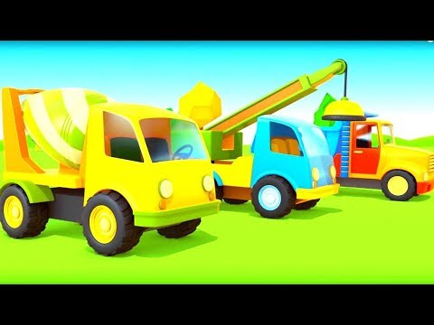 Canción para niños. Vehículos de servicio. Dibujos animados de coches.