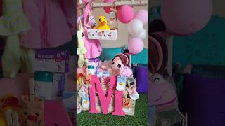 Cute hamper for baby girl 🩷🩷#giftbox  full of memories #ytshorts#namingceremony#trendingshorts#reels