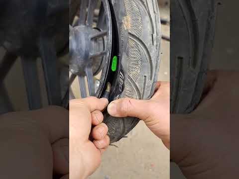 Installing tire valve #repair tools #practical tips