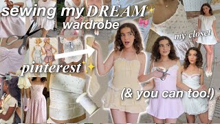 sewing my DREAM summer wardrobe in a week! 🎀✨