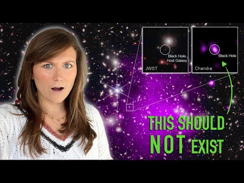 JWST finds most distant supermassive black hole known (and it's WAY BIGGER than should be possible)