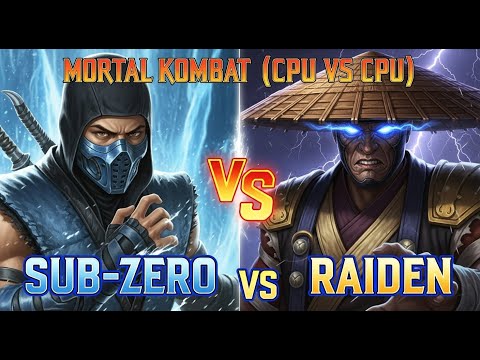 Mortal Kombat (CPU VS CPU) - Sub-Zero vs Raiden