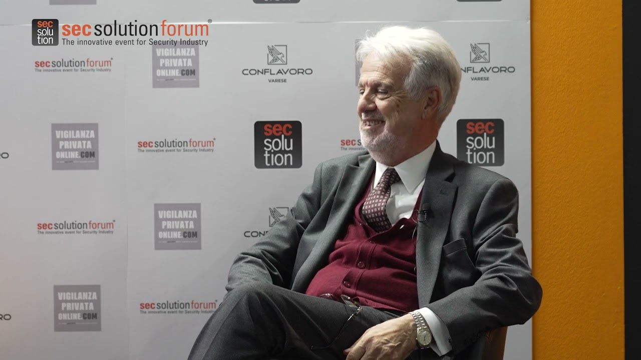 secsolutionforum a Sicurezza 2025 con Luigi Gabriele, Presidente di ConFederSicurezza