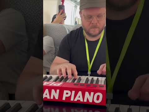 Playing Piano on the Bus
