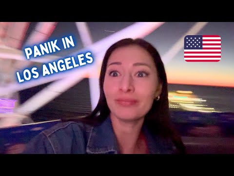 Panik im Riesenrad 🥵 Los Angeles Vlog 🇺🇸