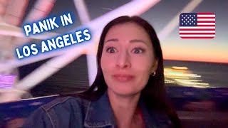 Panik im Riesenrad 🥵 Los Angeles Vlog 🇺🇸