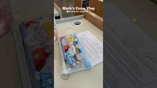 Math’s Exam Vlog📚🥲🙏🏻Lock in diaries🔐⭐️#shorts #study #maths #exam #collegelife