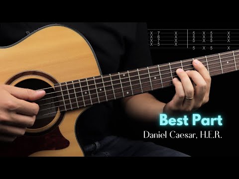 Best Part (Daniel Caesar, H.E.R.) | Acoustic Guitar Cover with Tabs