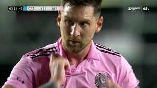 Lionel Messi Goal wins it in STOPPAGE TIME on Inter Miami debut