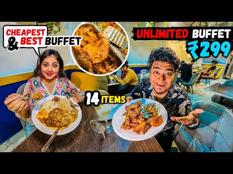 Cheapest Buffet at ₹299 😍 Best Unlimited Buffet in Kolkata | Varg The Cafe Buffet