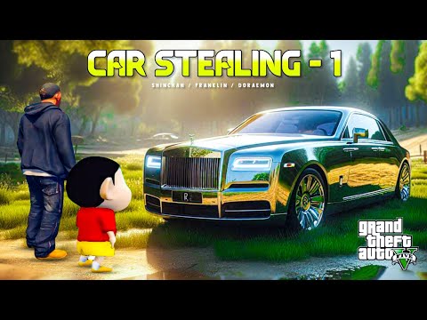 Franklin and Shinchan Stealing A Diamond car GTA5