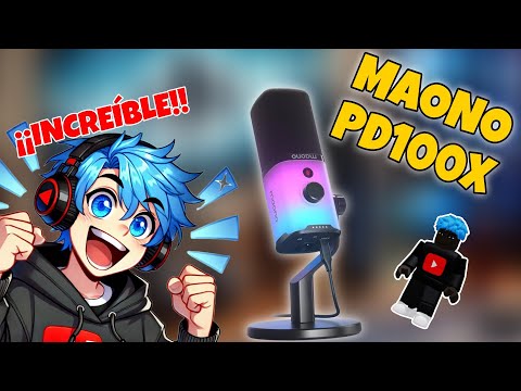 Maono PD100X: ¿El micrófono definitivo para STREAMERS y PODCASTERS? 🎤