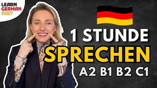 🇩🇪 Sprich mit mir 1 Stunde - 7 Dialoge (A2-C1) - Learn German Fast