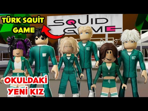 OKULDAKİ YENİ KIZ - Türk Squid Game(Roblox Brookhaven Rp)