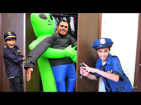 Heidi & Zidane की पुलिस कहानी। घर में लुकाछिपी का खेल | Hindi kahaniya | Hide and seek