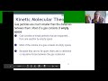 Kinetic Molecular Theory Concepts
