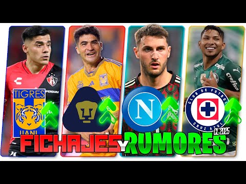 FICHAJE B0MBA A CRUZ AZUL | SANTI GIMÉNEZ AL NAPOLI | RUMORES Y FICHAJES CLAUSURA 2025 | LIGA MX