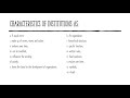 Characteristics and Functions of Government