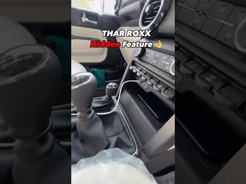 Secret Feature of THAR ROXX 🤫 #arunpanwarx #mahindrathar #tharroxx #mahindra #scorpio