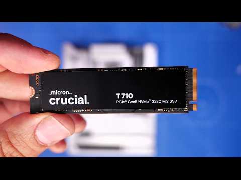 How to install Crucial T710 NVMe SSD and check it is running at max speed