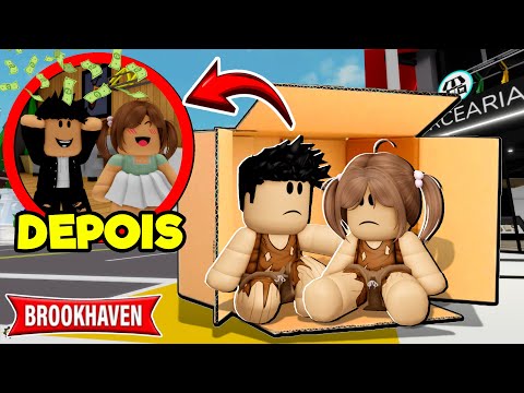 OS ÓRFÃOS POBRES ficaram RICOS em BROOKHAVEN | Historinhas Brookhaven Roblox