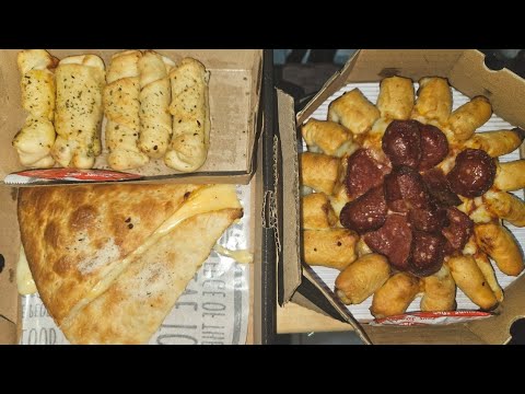 MAKAN PIZZA HUT | MELTS CHEESE OVERLOAD, PIZZA PEPPERONI, CHEESY BITES