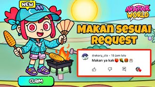 CLAIM BAJU GRATIS & MAKAN SESUAI REQUEST DI AVATAR WORLD PAZU
