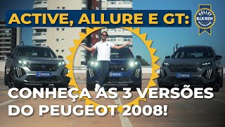 Active, Allure e GT: As 3 versões do Peugeot 2008:  Descubra as principais diferenças entre elas!