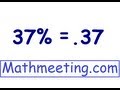 Converting Percentages to Decimals