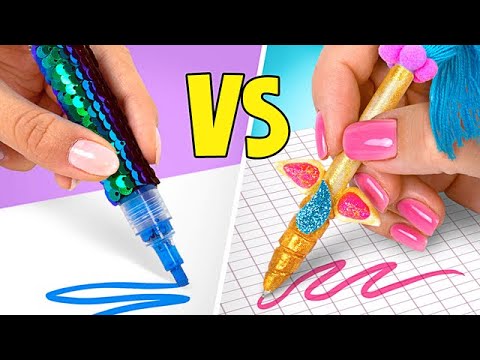 Licornes VS Sirènes || À fabriquer à la Maison !