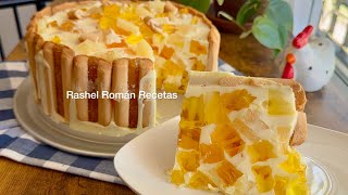 POSTRE DE MOSAICO Y BARRITAS🍍 sobremesa fácil