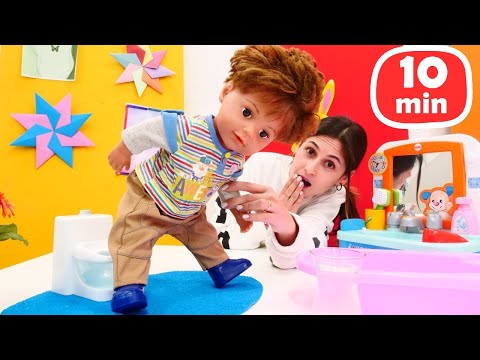 Mert ile en eğlenceli bebek bakma oyunları. Mert ne yapacak? O iyi mi? Beraber öğrenelim!