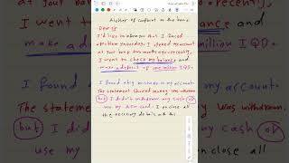 انشاء الوحده السادسه ( رسالة شكوى الى مصرف)